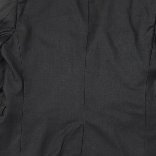 Butler & Webb Mens Grey  Polyester Jacket Suit Jacket Size 42