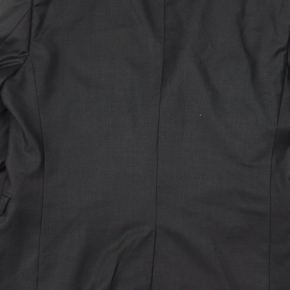 Butler & Webb Mens Grey  Polyester Jacket Suit Jacket Size 42