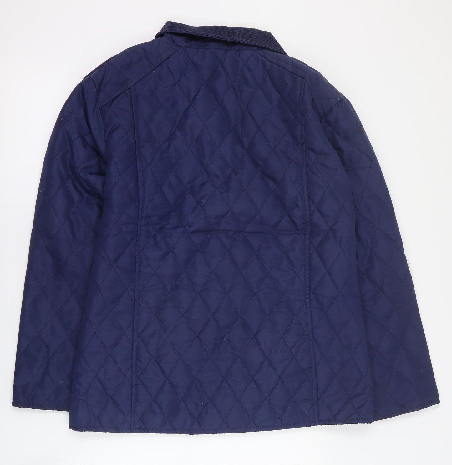 Influence Womens Blue   Quilted Coat Size 10  Snap