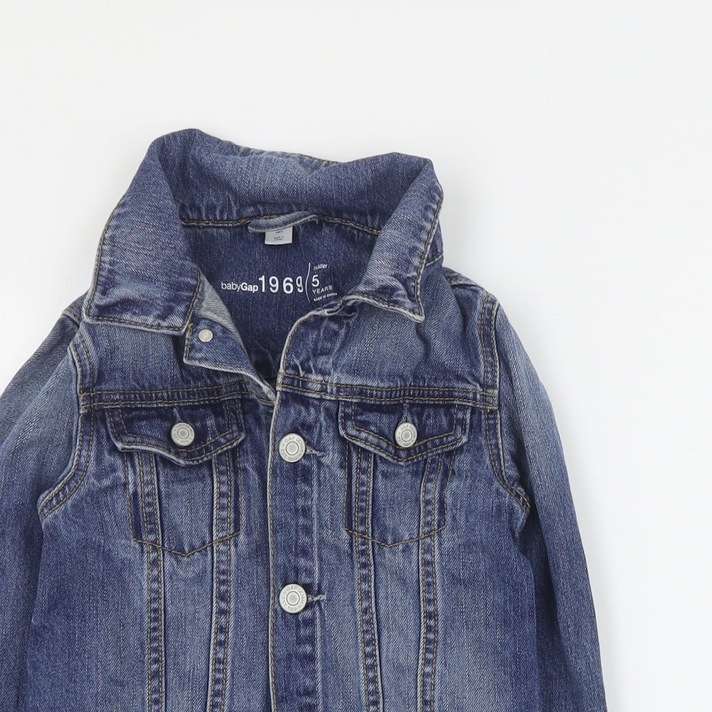 Gap Boys Blue   Jacket  Size 5 Years  Button