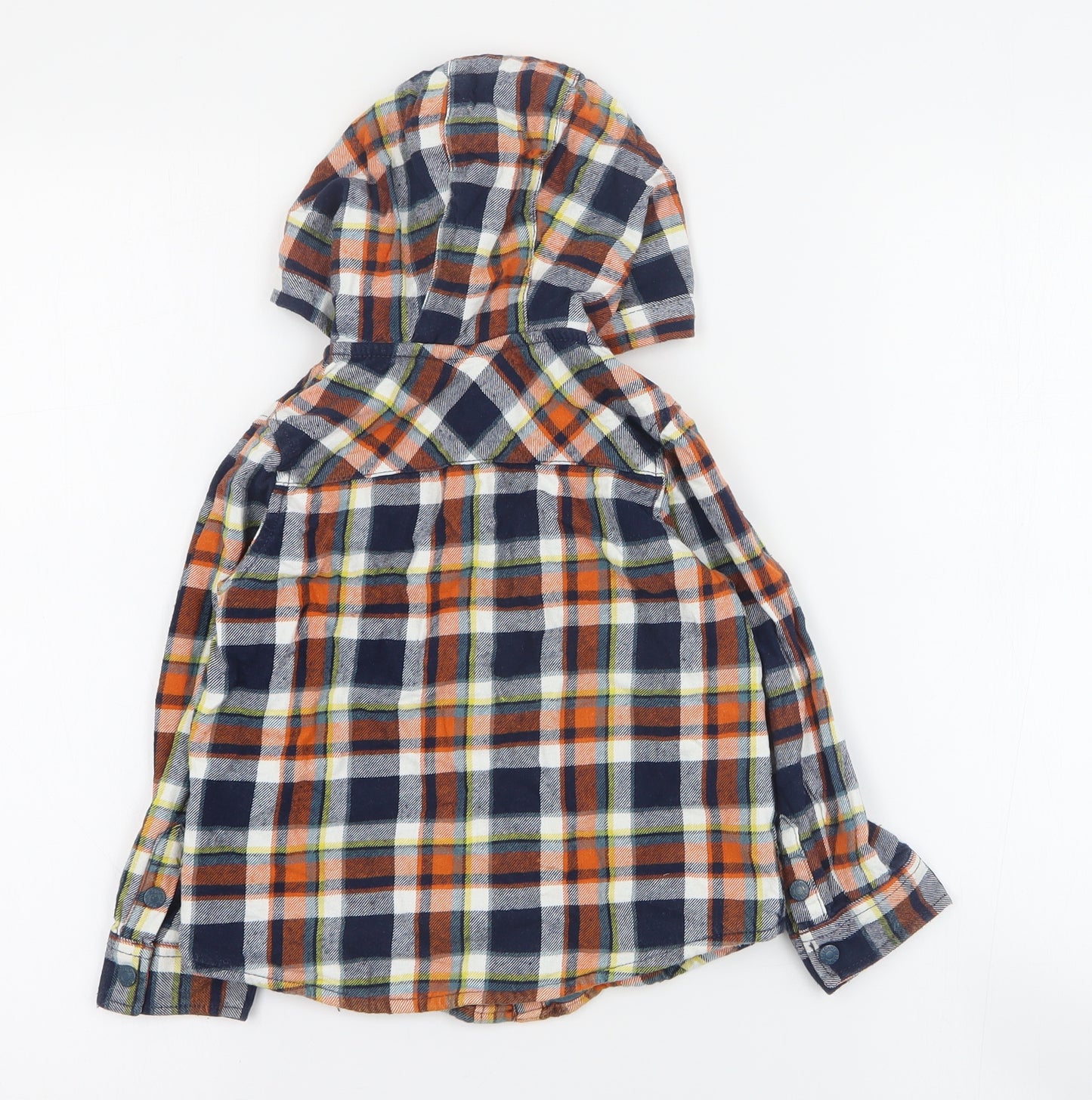 Sergent Major Boys Blue Plaid  Jacket  Size 5 Years  Snap