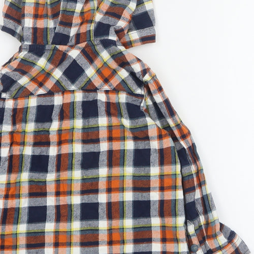 Sergent Major Boys Blue Plaid  Jacket  Size 5 Years  Snap