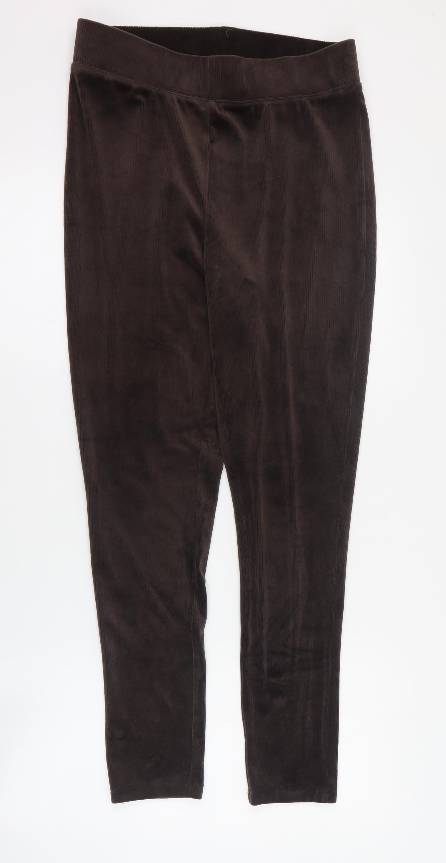 Capsule Womens Brown  Polyester Cropped Leggings Size 14 L28 in