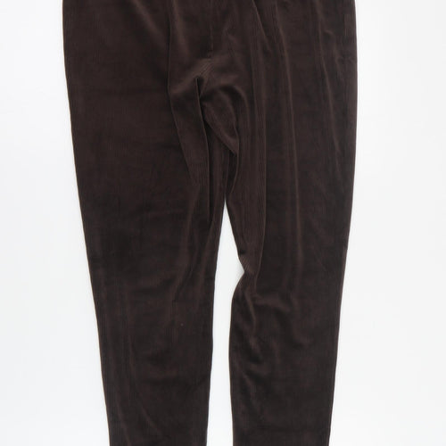 Capsule Womens Brown  Polyester Cropped Leggings Size 14 L28 in