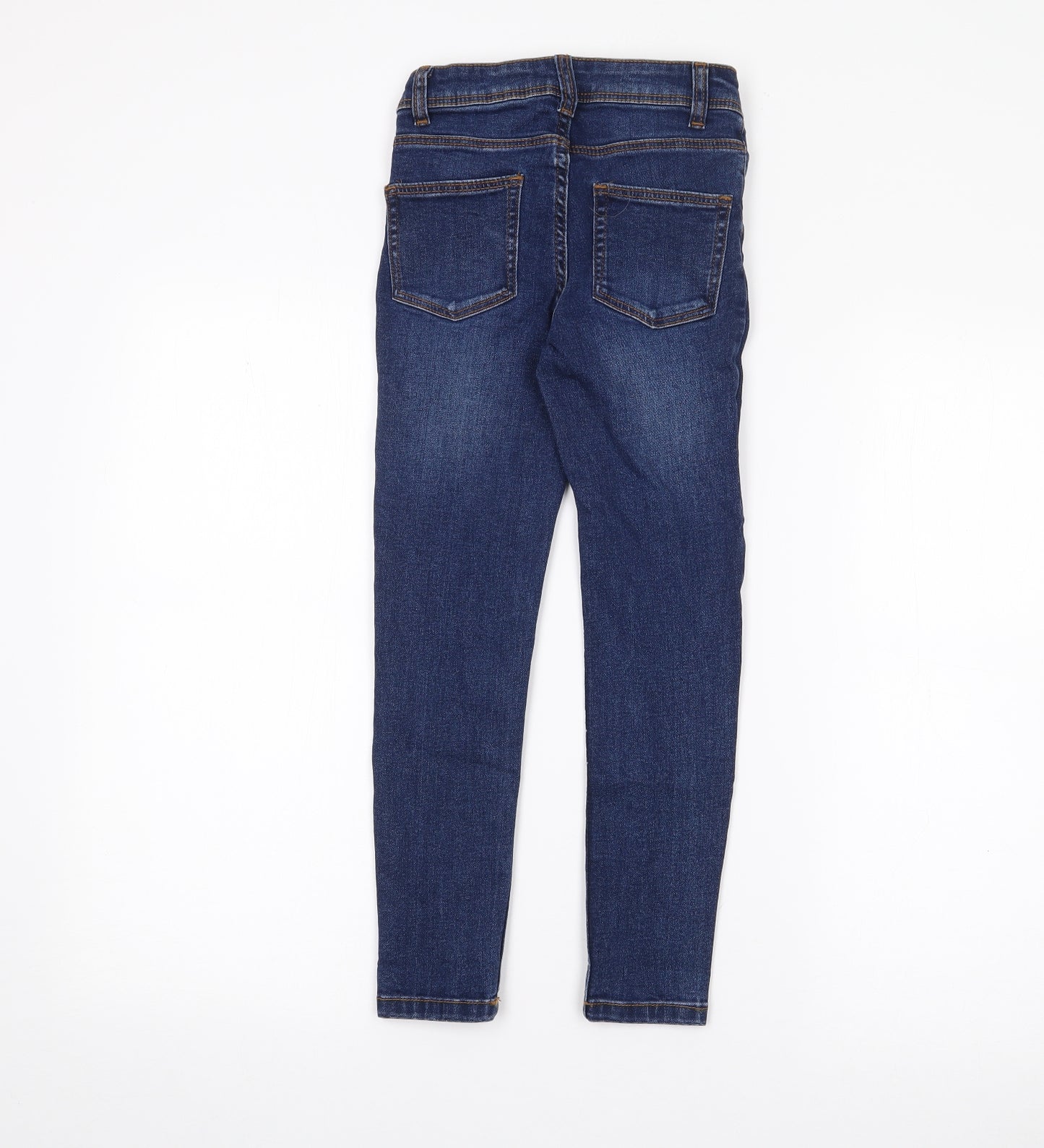 Denim Ci. Girls Blue  Cotton Skinny Jeans Size 7-8 Years  Regular