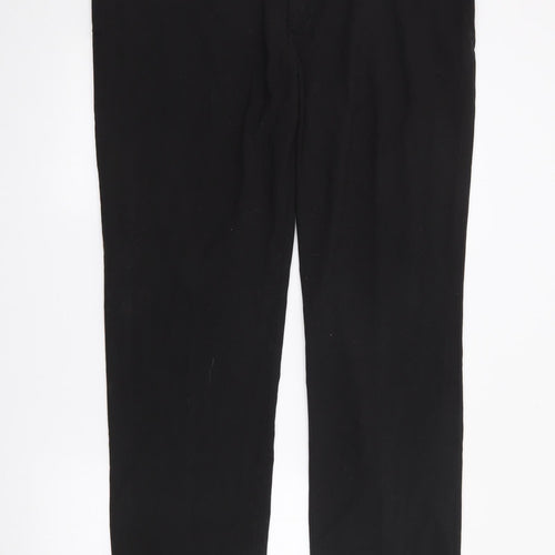 F&F Womens Black  Polyester Trousers  Size 40 in L29 in Regular