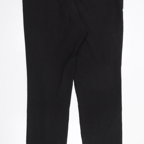 F&F Womens Black  Polyester Trousers  Size 40 in L29 in Regular