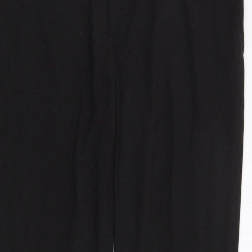 F&F Womens Black  Polyester Trousers  Size 40 in L29 in Regular