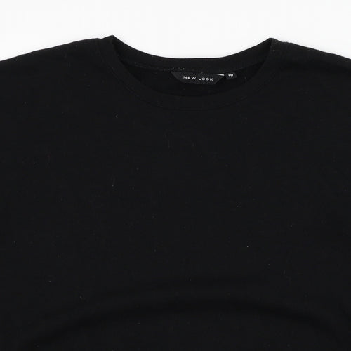 New Look Womens Black  Polyester Pullover Sweatshirt Size 10  Pullover