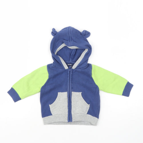 Gap Baby Blue  Cotton Cardigan Jumper Size 3-6 Months