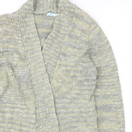 Kimchi Blue Womens Green V-Neck  Cotton Cardigan Jumper Size L