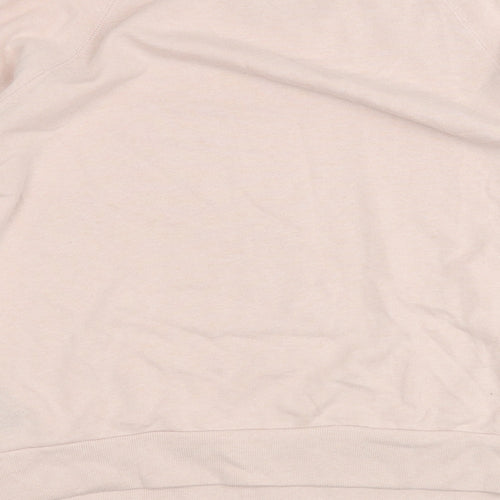Preworn Womens Pink  Polyester Pullover Sweatshirt Size L