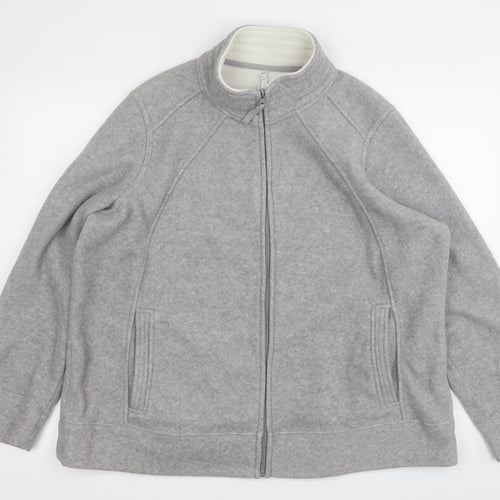 BM Womens Grey   Jacket  Size L  Zip