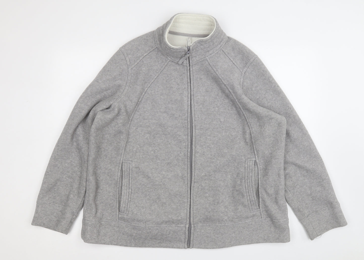 BM Womens Grey   Jacket  Size L  Zip