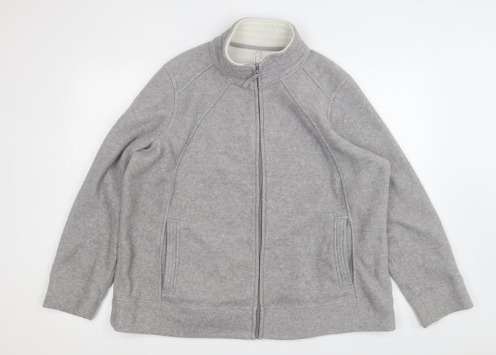 BM Womens Grey   Jacket  Size L  Zip