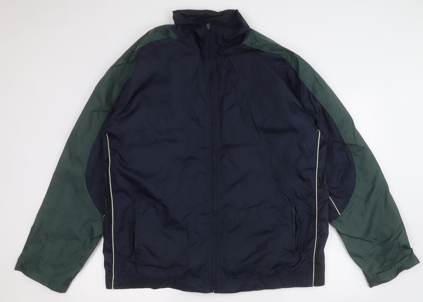 total sport  Mens Blue   Rain Coat Coat Size XL  Zip