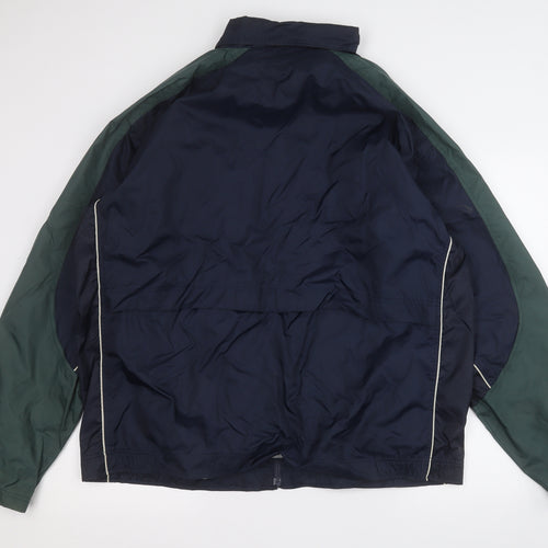 total sport  Mens Blue   Rain Coat Coat Size XL  Zip