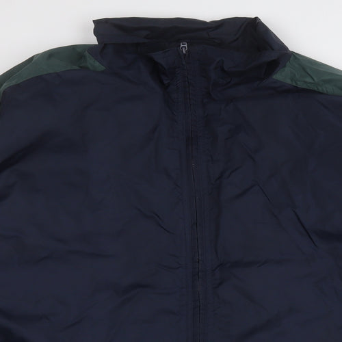 total sport  Mens Blue   Rain Coat Coat Size XL  Zip