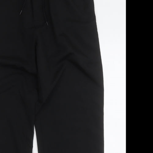 TESCO Womens Black Polyester Jogger Trousers Size M L29 in Regular