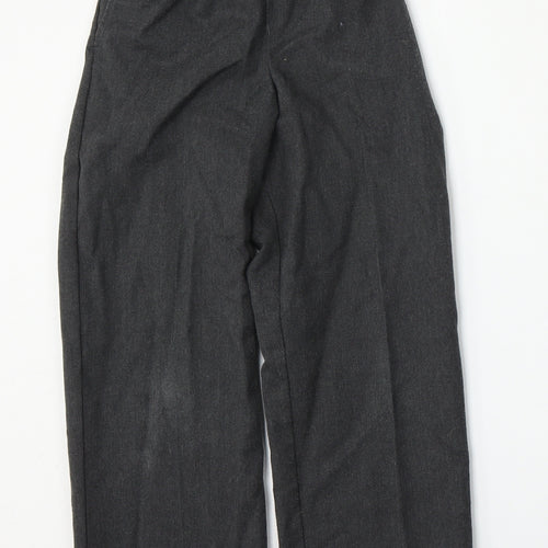 Marks and Spencer Girls Grey  Polyester Capri Trousers Size 6 Years  Regular