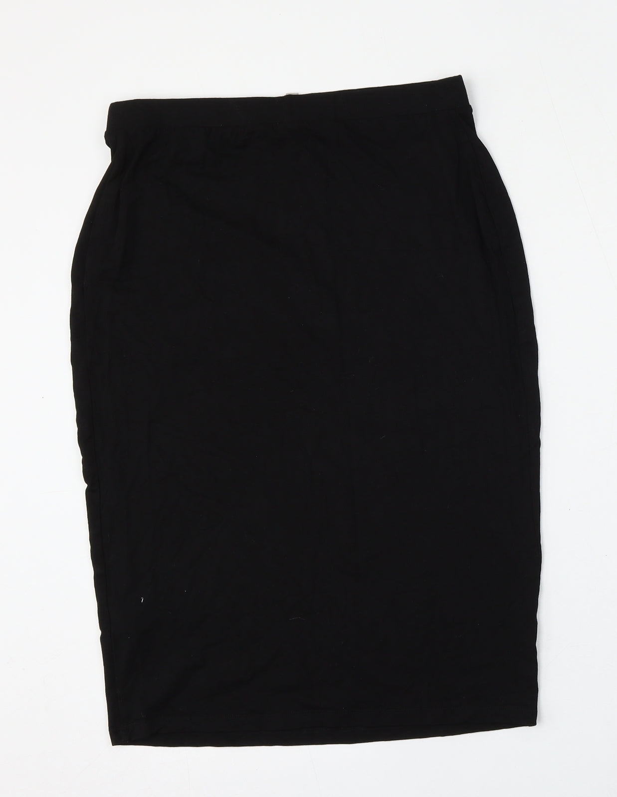 ASOS Womens Black  Viscose Straight & Pencil Skirt Size 14    - `