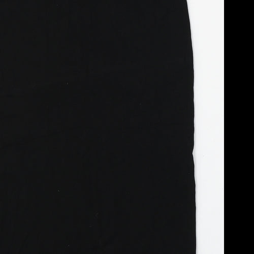 ASOS Womens Black  Viscose Straight & Pencil Skirt Size 14    - `