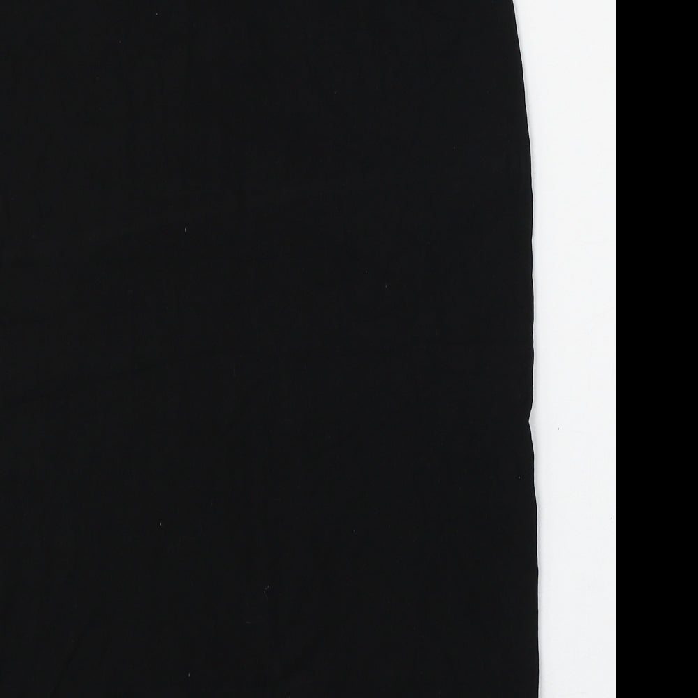 ASOS Womens Black  Viscose Straight & Pencil Skirt Size 14    - `