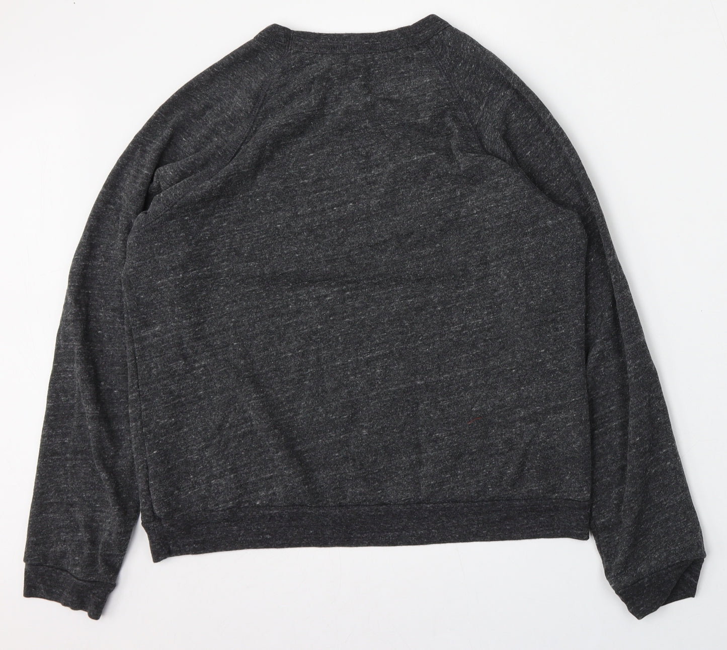 Topshop Womens Grey  Polyester Pullover Sweatshirt Size 12