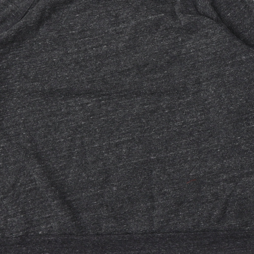 Topshop Womens Grey  Polyester Pullover Sweatshirt Size 12