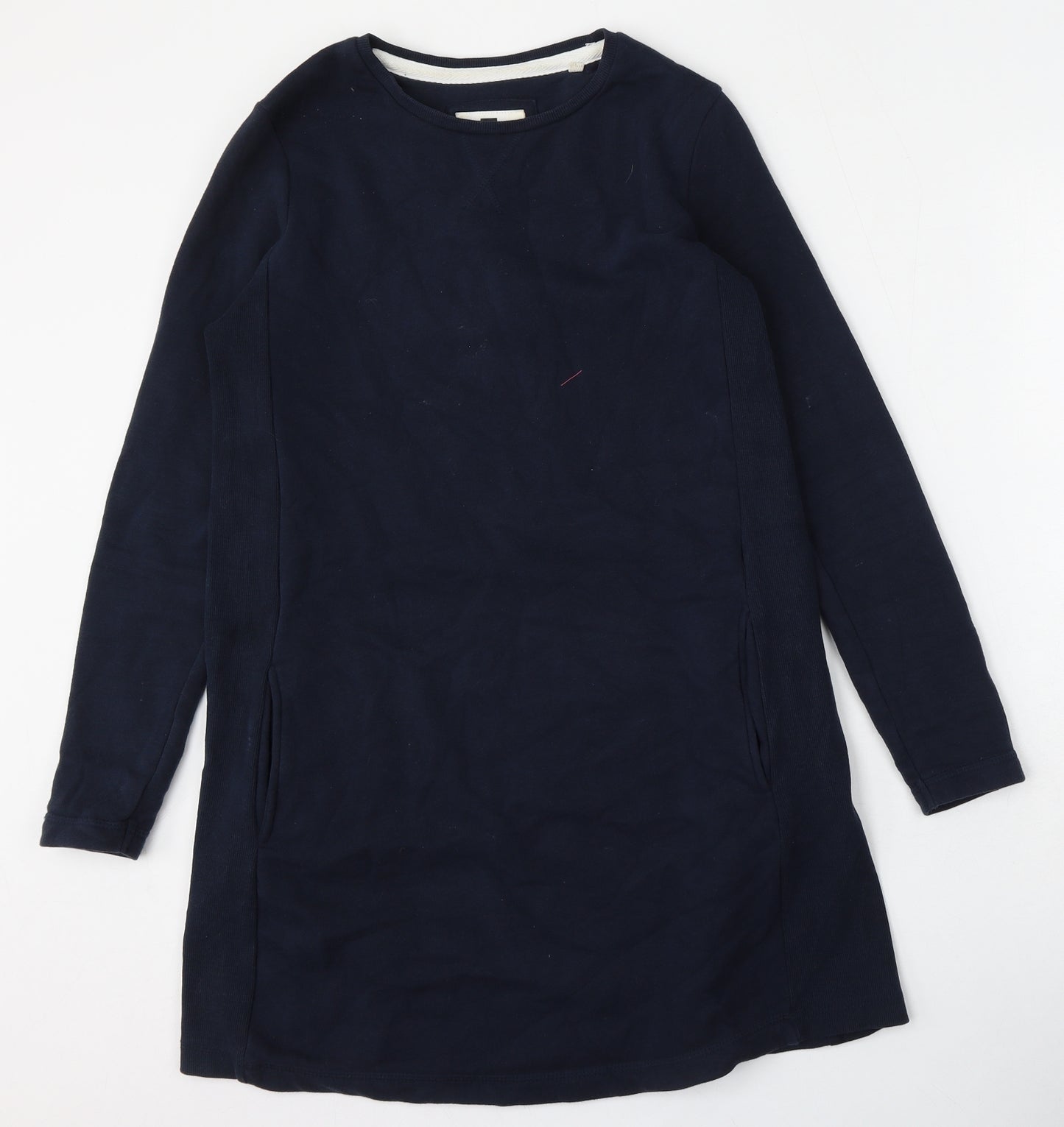 TU Womens Blue  Cotton Pullover Sweatshirt Size 8