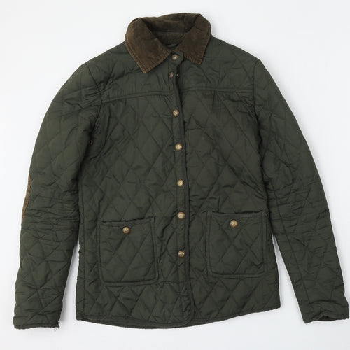 Denim Co Womens Green   Jacket  Size 8  Zip