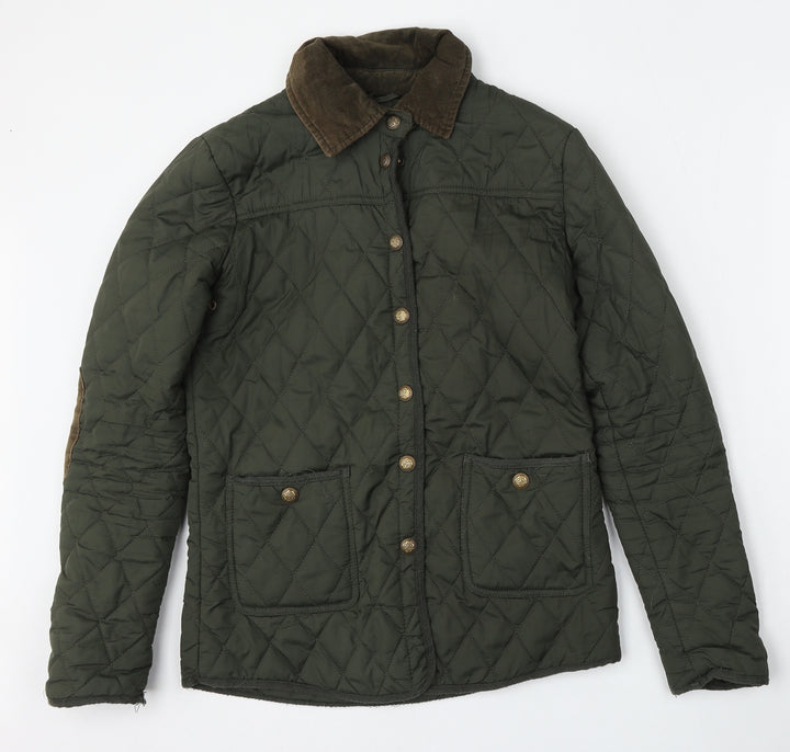 Denim Co Womens Green   Jacket  Size 8  Zip