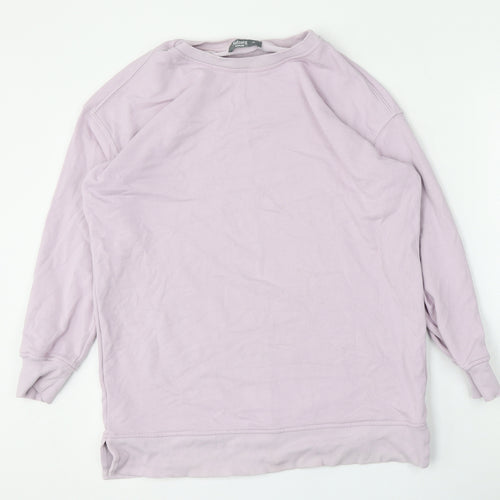 Nutmeg Womens Purple  Cotton Pullover Hoodie Size 10
