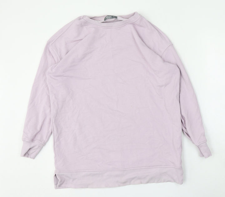 Nutmeg Womens Purple Cotton Pullover Hoodie Size 10
