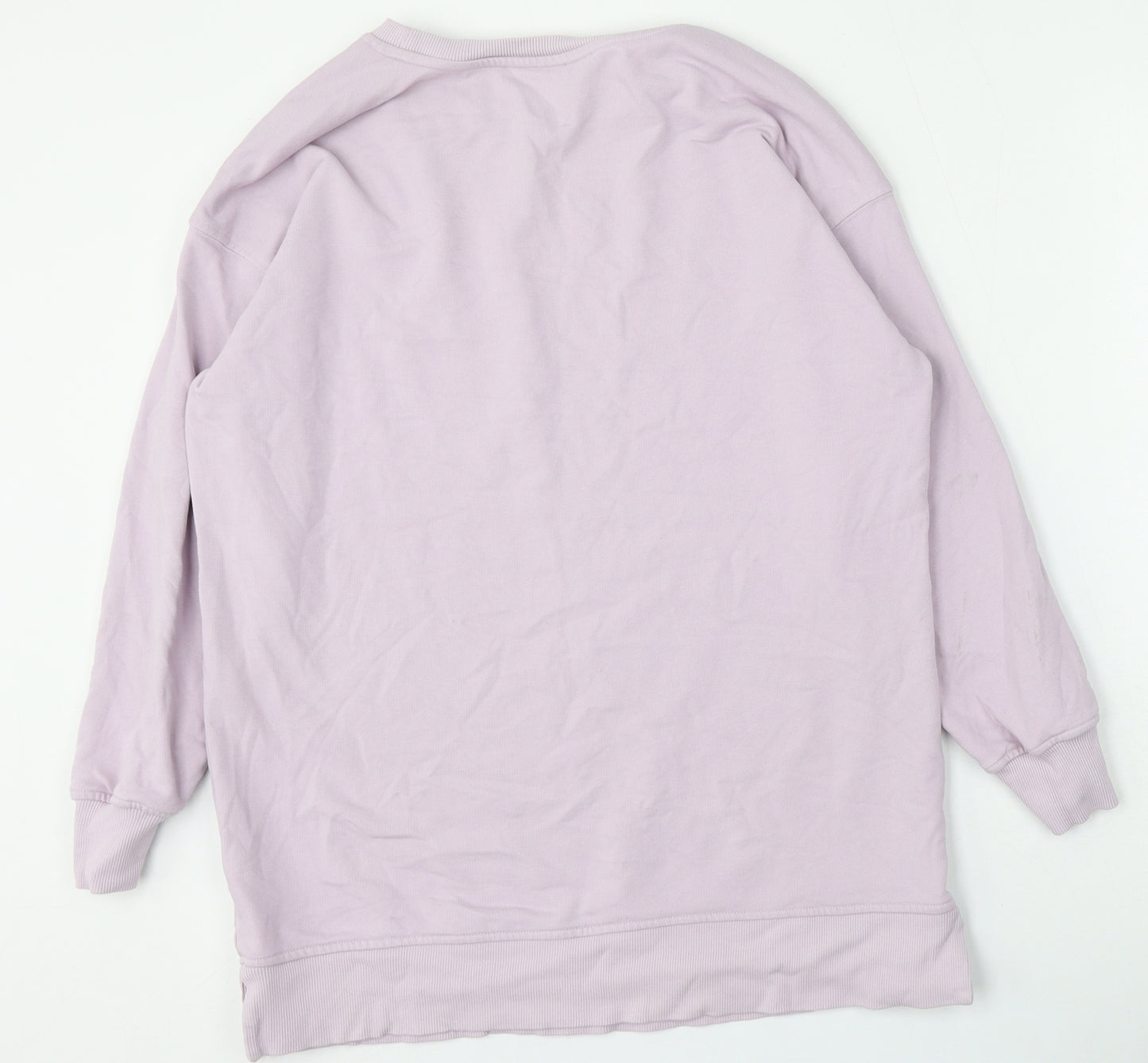 Nutmeg Womens Purple  Cotton Pullover Hoodie Size 10