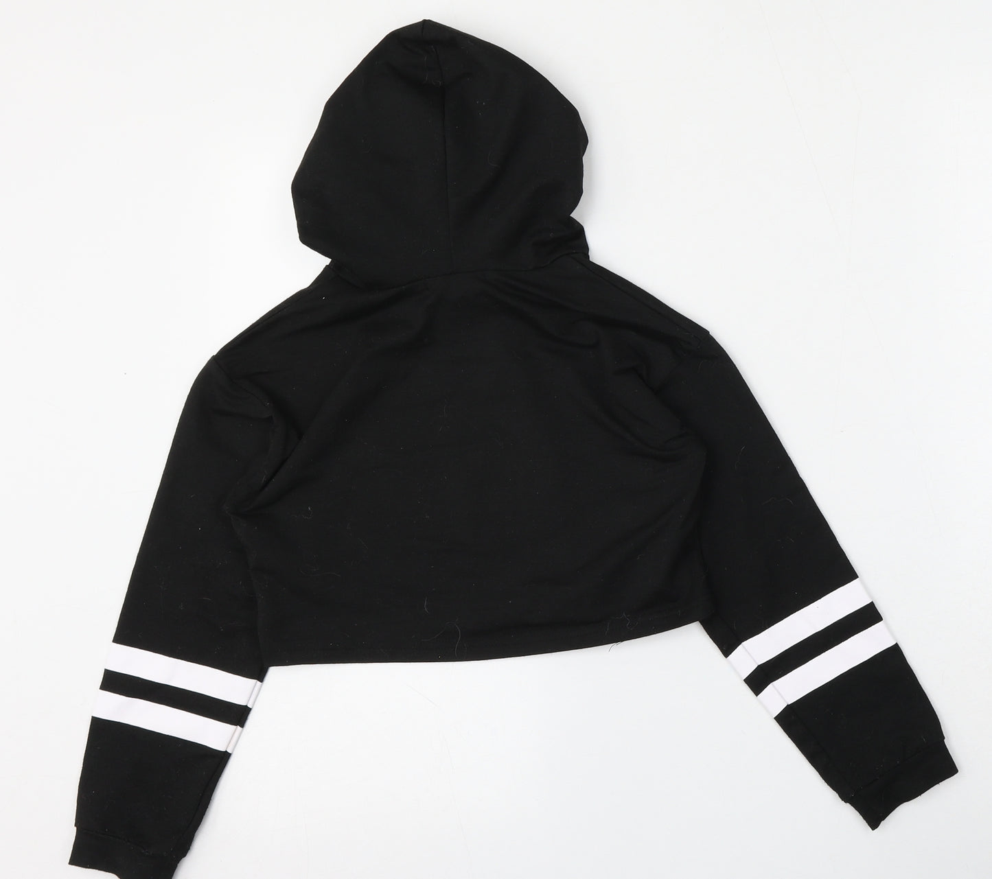 Fancyoube Girls Black  Cotton Pullover Hoodie Size 10-11 Years  Tie - Among us