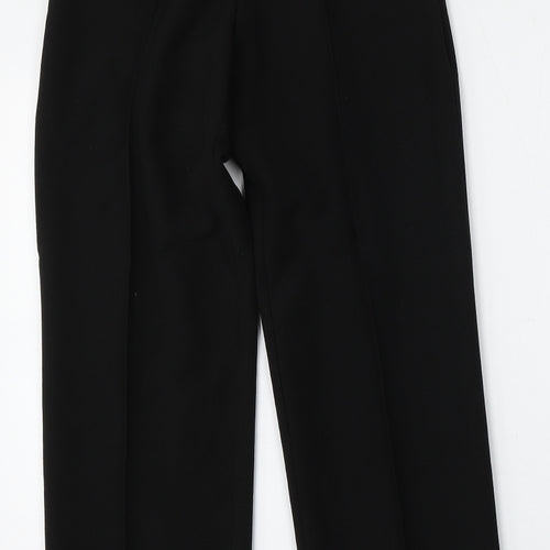 Classic Womens Black  Polyester Trousers  Size 8 L28 in Regular
