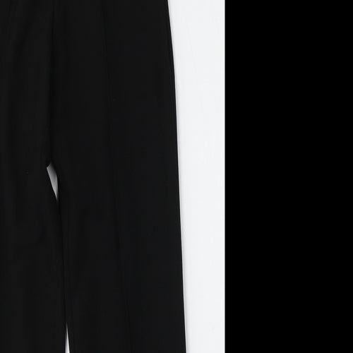 Classic Womens Black  Polyester Trousers  Size 8 L28 in Regular