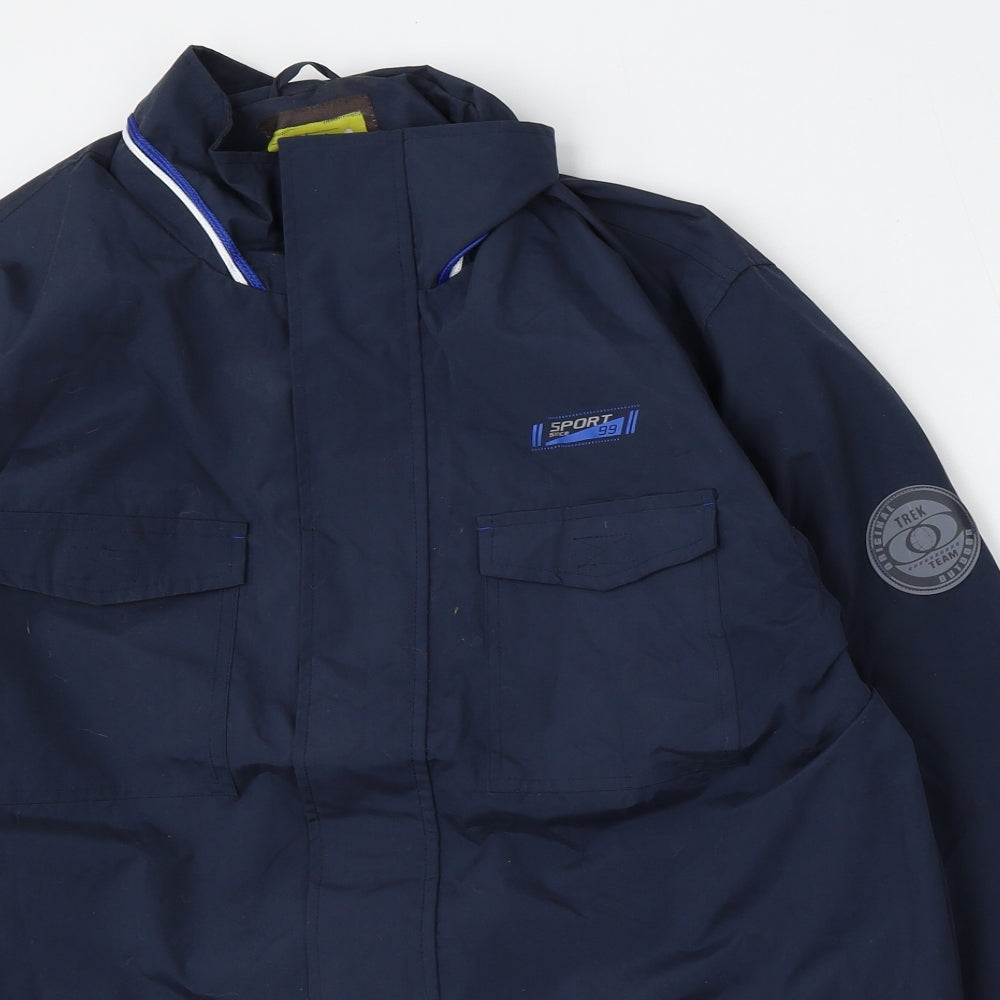 Atlas Mens Blue   Jacket  Size M  Zip