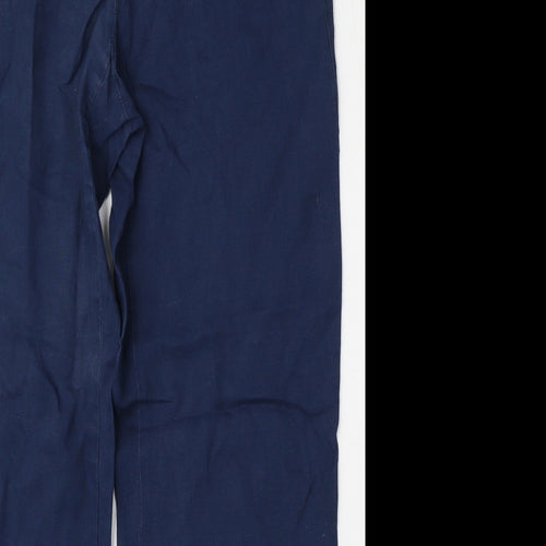 Preworn Womens Blue  Polyester Trousers  Size 36 L31 in Regular