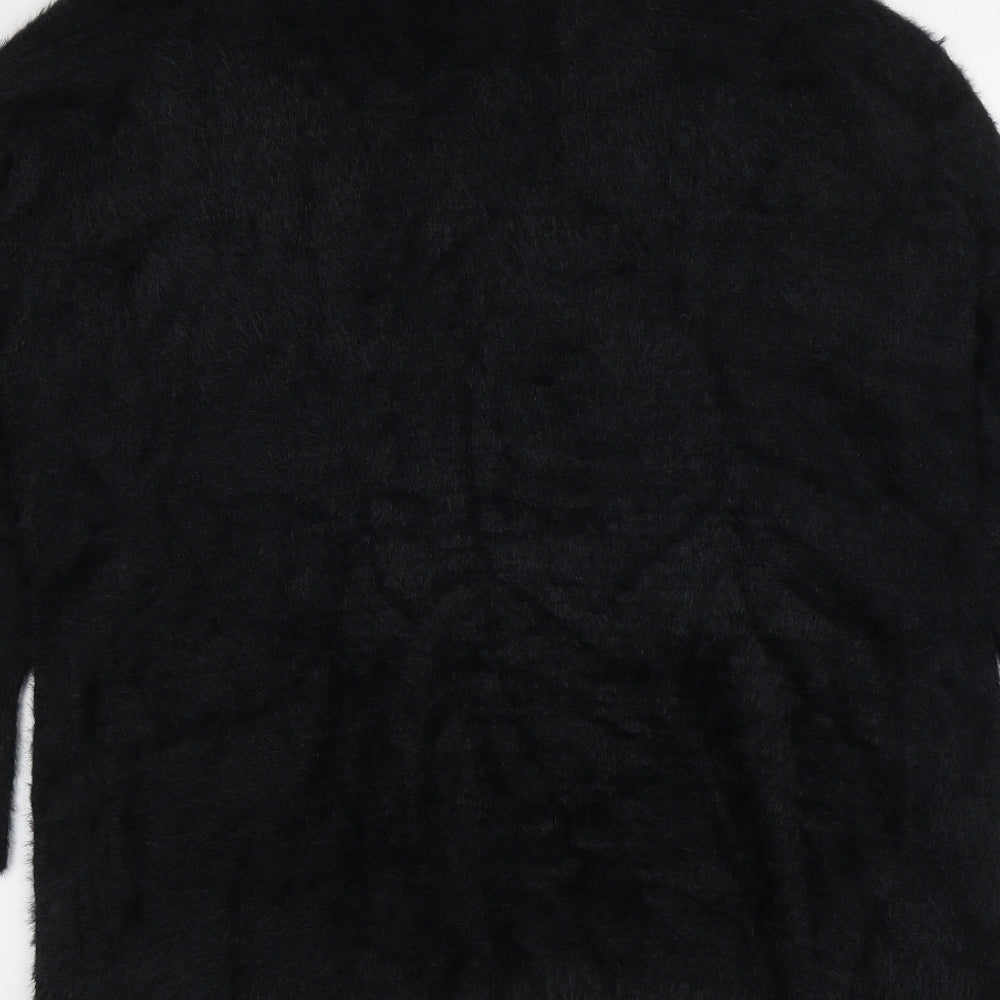Atmosphere Womens Black V-Neck  Polyamide Cardigan Jumper Size 10   - size 10-12