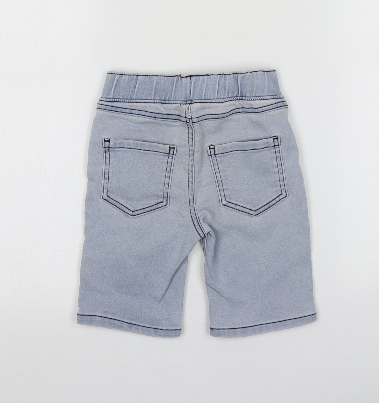 Dunnes Stores Boys Blue  Cotton Cargo Jeans Size 12-18 Months