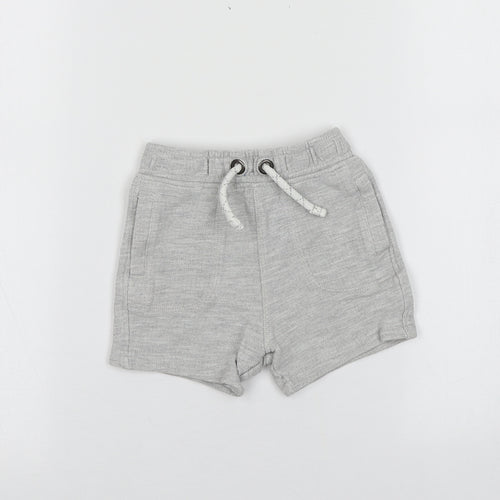 TU Boys Grey Ikat Cotton Capri Trousers Size 12 Months