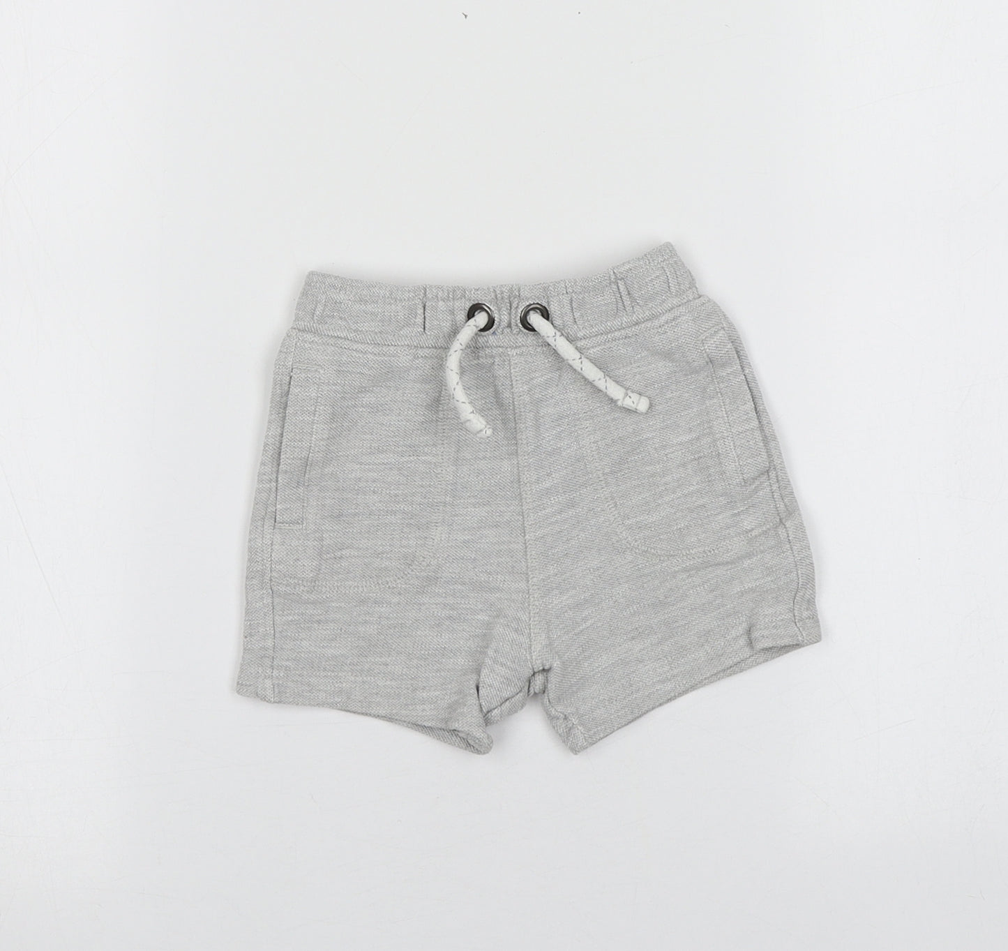 TU Boys Grey Ikat Cotton Capri Trousers Size 12 Months