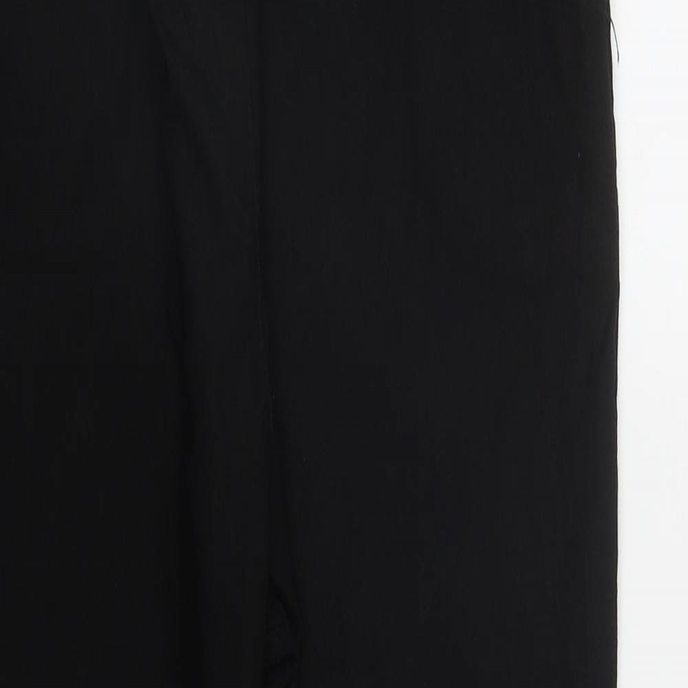 Preworn Womens Black  Viscose Trousers  Size 3XL L27 in Regular Drawstring