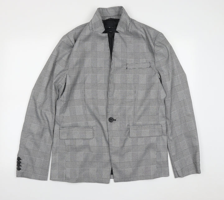 Brave Soul Womens Multicoloured Plaid  Jacket  Size M  Button