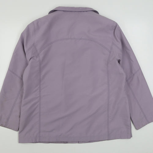 BM Womens Purple   Jacket  Size M  Zip