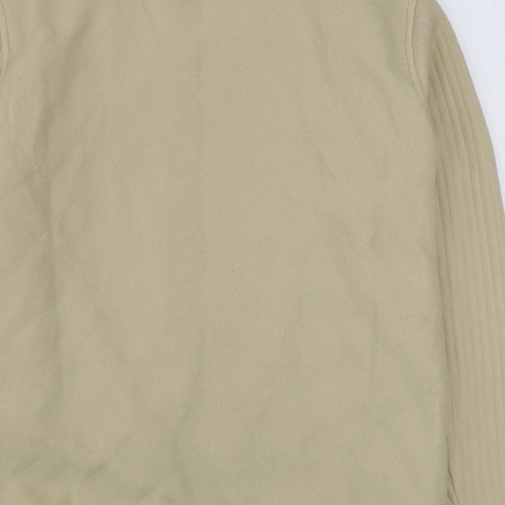 Anne De Lancay Womens Beige   Jacket  Size M  Zip