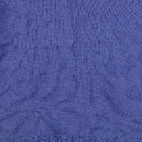 EWM Womens Purple Round Neck  Cotton Pullover Jumper Size M