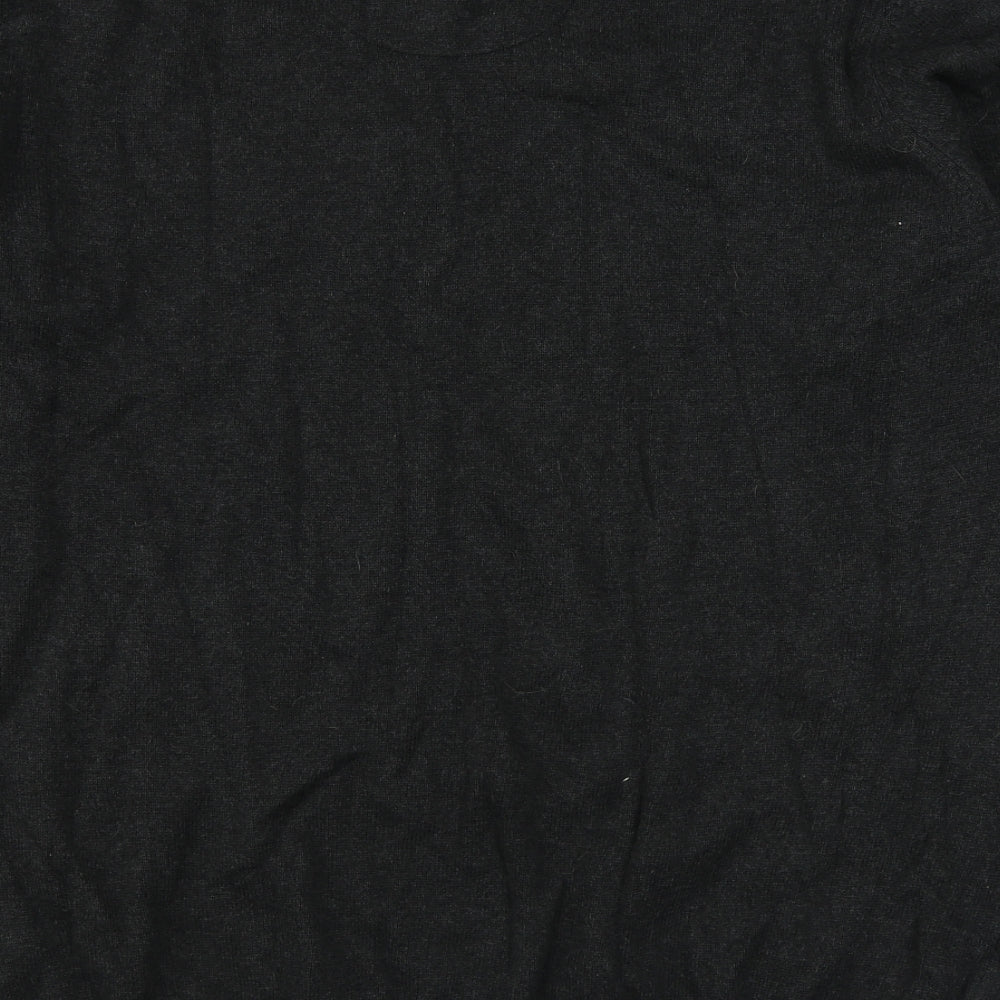 Marks and Spencer Mens Grey V-Neck  Cotton Pullover Jumper Size 2XL
